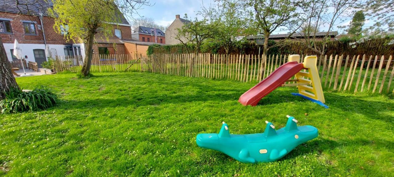 Au Coquelicot : Gite Cosy Pour 8 Pers. Avec Jardin Ath Exterior foto